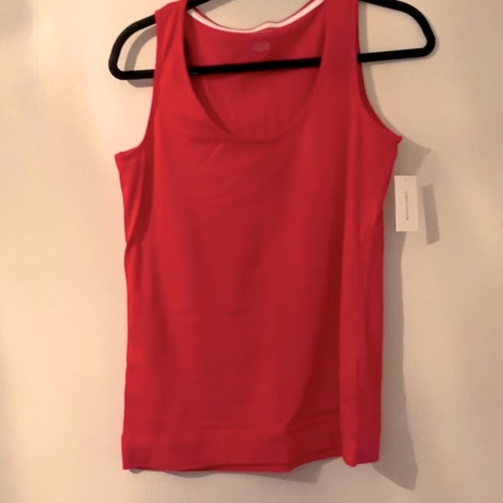Pajama loungewear top. NWT Size M - color on tag Flamingo- pinkish reddi…